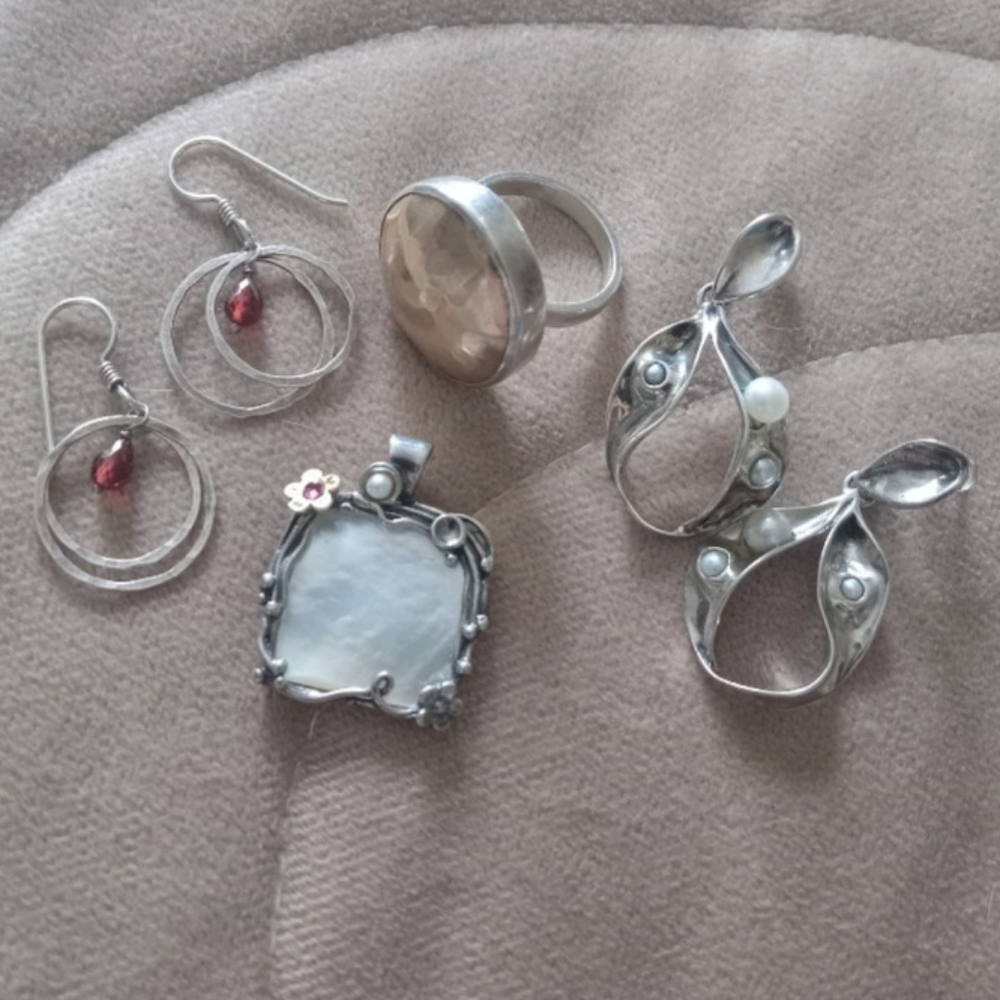 Handmade Sterling Silver Jewelry Bundle